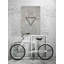 Silver Triangles 1 Piece Wrapped Canvas Painting-2141153033