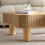 Table basse cylindrique 42,52 pouces Handcraft
