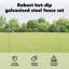 Vidaxl Field Fence Galvanised Steel-114858354