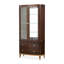 Camellia Field Lighted Curio Cabinet