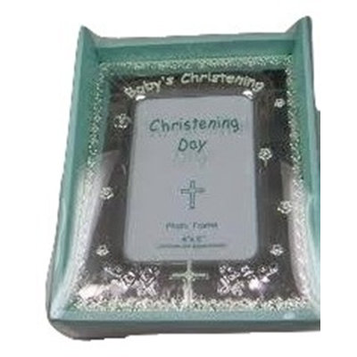 Green Metal Embossed Picture Frame