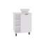 Évier de meuble-lavabo avec lavabo, 1 porte, 4 pieds, 5 tablettes-120194114