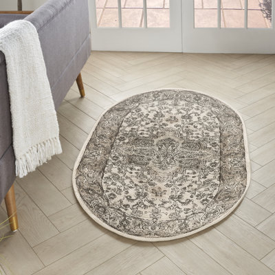Jurado Oriental Ivory/Grey Area Rug