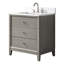 Meuble-lavabo autoportant à simple cuve 30 po avec plateau en marbre Caldwell-107663154-107663168-107663169