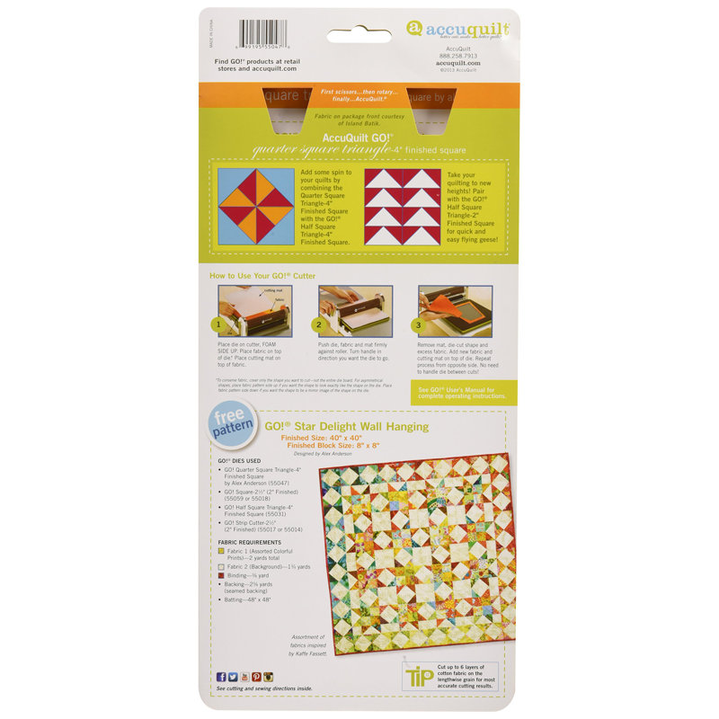 AccuQuilt GO! Poupée en papier et vêtements de poupée par TipStitched avec tapis de découpe pour la confection de tissus