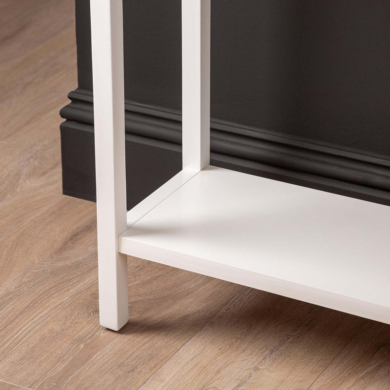 Lorriane 90cm Console Table for Living Room Furniture, 2 Drawers Hallway Table, White