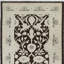 Tapis de couloir floral 3 x 10 pi, tapis de couloir de cuisine, tapis de couloir noué à la main, tapis d'escalier brun, 100% laine