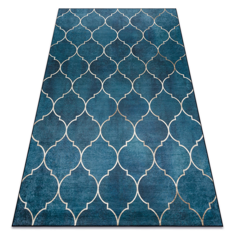 Menasha Geometric Area Rug, Runner 80 x 150cm
