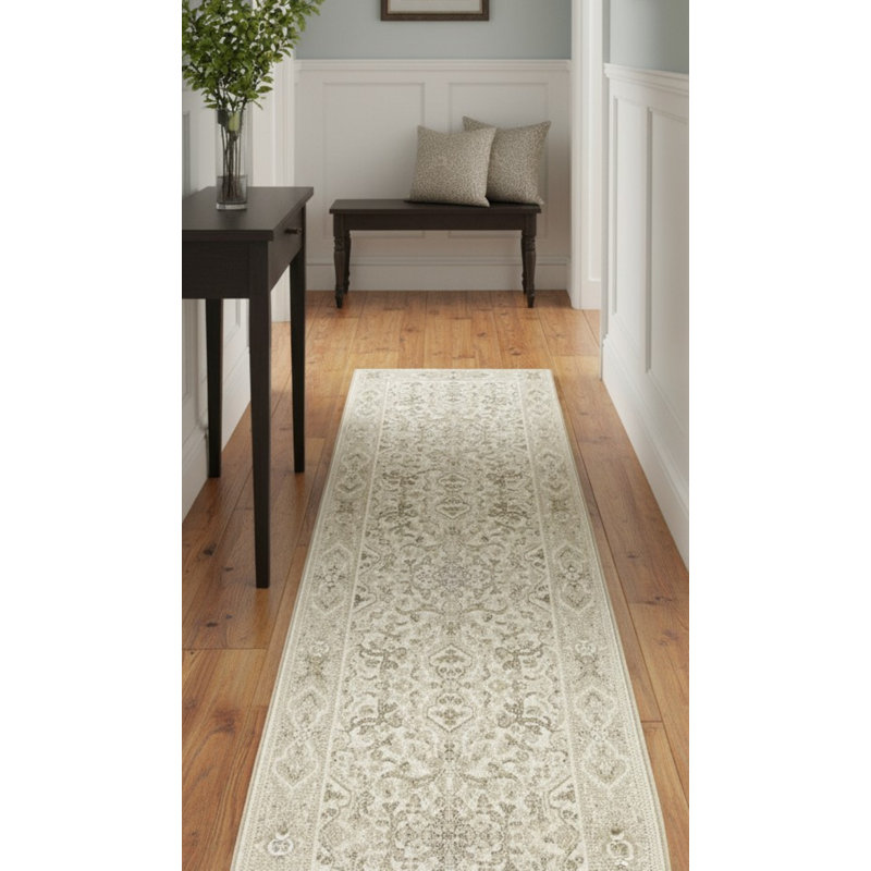 Duckett Oriental Champagne Area Rug, Runner 2'2" x 7'1