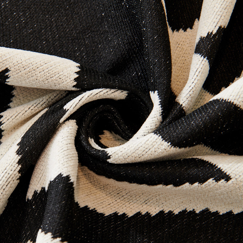 Housse pour canapé modulaire Boho Chenille, Noir, H 91 po x l 118 po x P 0,2 po