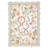 Farmhouse Floral Rug Washable Rug Non Slip Modern Scalloped Carpet, Soft Non Shedding Indoor Carpet, Low Pile Thin Foldable Printed Mat-1434791344