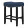 Ileana Upholstered Counter Stool with Solid Wood Frame