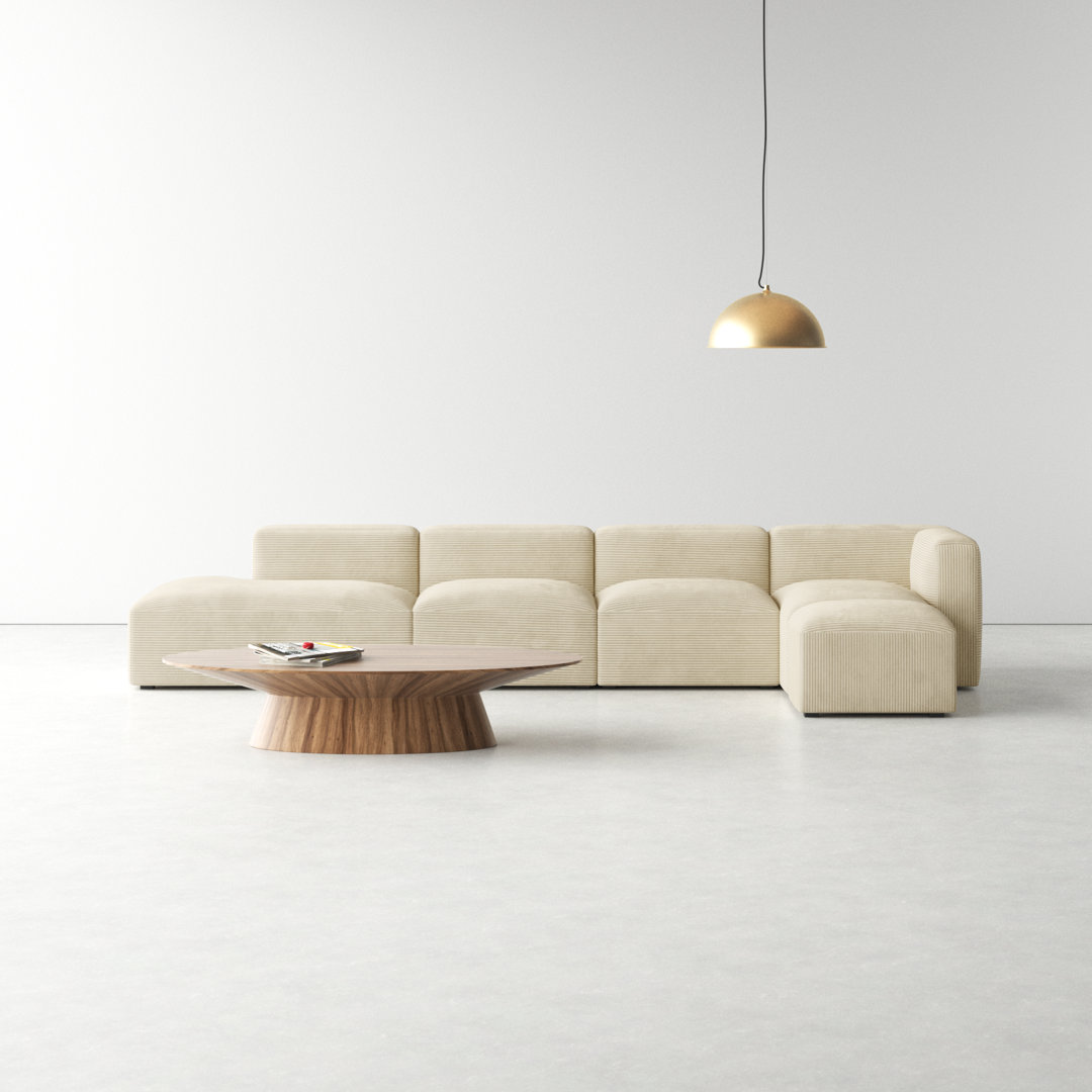 Vasilisa 5 - Piece Upholstered Sectional Mercury Row® 