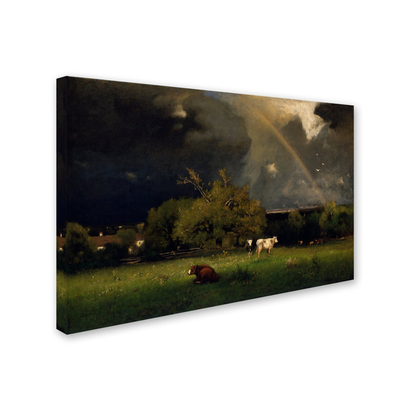 « the arc-en-ciel », impression sur toile tendue, 16 po x 24 po