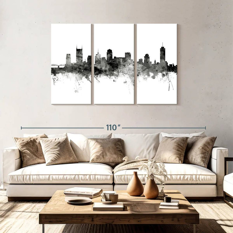 Sébbie, Nashville, Tennessee, horizon huit, H 48 po x l 74 po