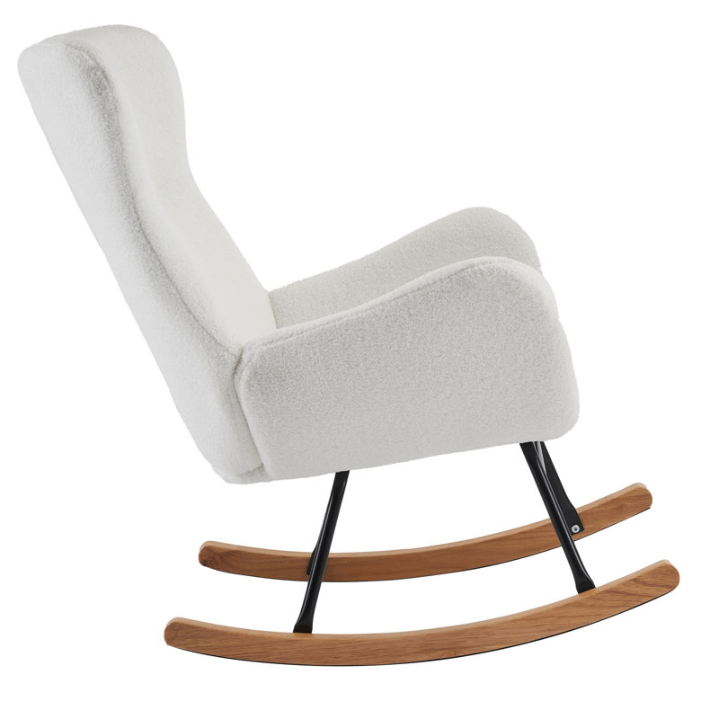 Caenas Rocking Chair, White