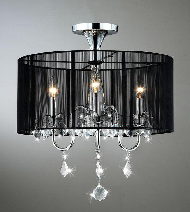 Avleen 3 - Light Dimmable Drum Chandelier