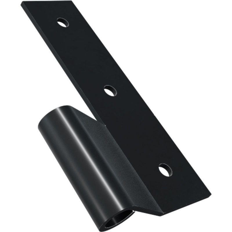 Charnière en L SteelTek avec ensemble de volets décalés de 1/2 po, pour des hauteurs de 36 à 60 po (comprend 4 charnières en L, 2 charnières plates, 6 pintels sur la plaque, 1 paire de retenues en S avec support de volet à verrou)