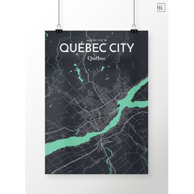 " Quebec City City Map "