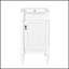 Meuble-lavabo moderne de 18 pouces avec lavabo, armoire de rangement compacte pour petits espaces, lavabo simple avec tablette réglable-1905382973
