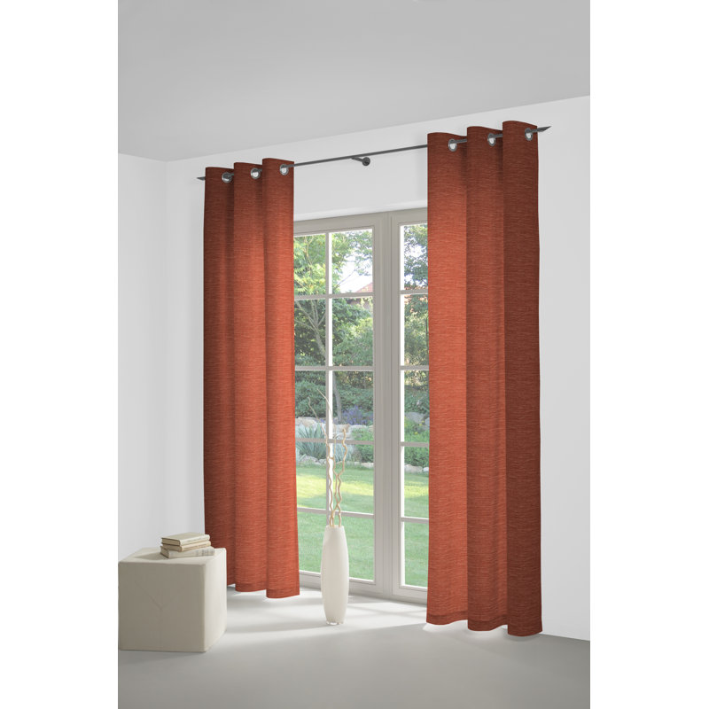 Breedlove Eyelet Room Darkening Single Curtain, 270cm Width x 245cm Drop, Cooking Rack
