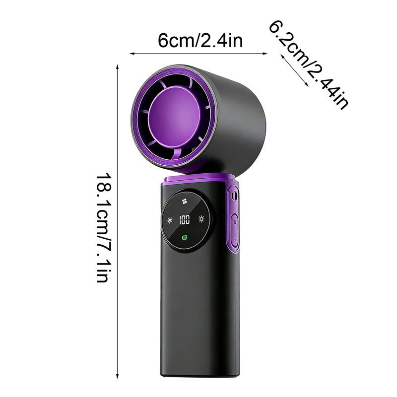 Mini ventilateur thermoélectrique à main à refroidissement rapide Kondieu