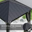 10 Ft. W x 10 Ft. D Metal Hardtop Gazebo-1273648151