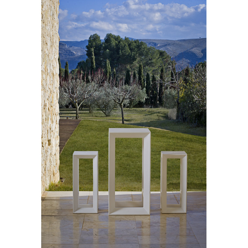 Frame 28.25" Patio Bar Stool, Ice