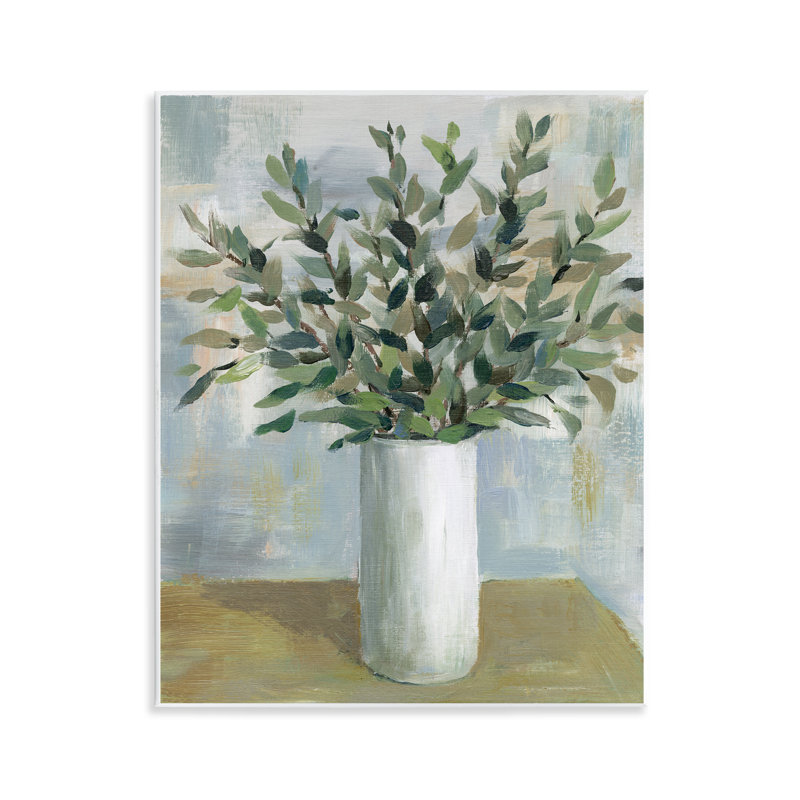  «Green Leafy Green Plant Vase» par Cloverfield & Co.