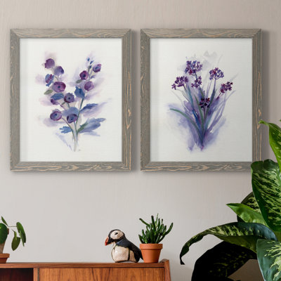 «Pretty in Purple I», ensemble de 2 reproductions d'art