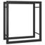 Support à bois de chauffage rouge mat 19,7 po x 11 po x 22 po Red Barrel Studio®