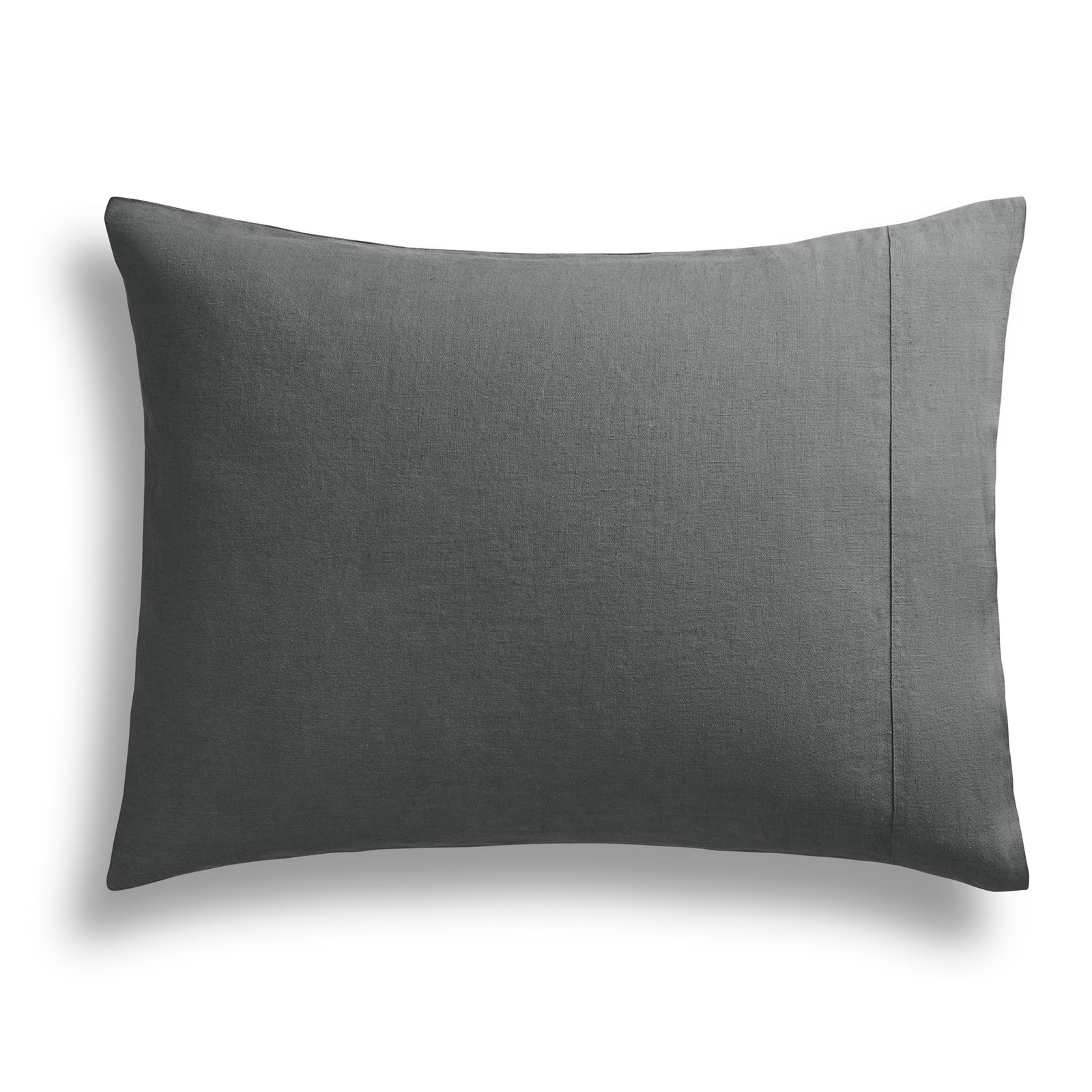 100% Linen Sheet Set, Full Sheet Set + 2 Pillowcases, Charcoal