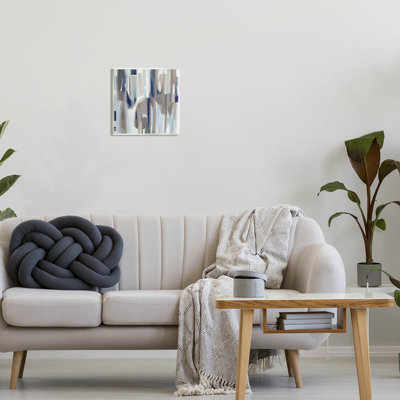«Neutral Beige Falling Strokes», art mural par Liz Jardine