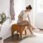 Repose-pieds moderne avec repose-pieds, tabouret de maquillage (ensemble de 2) Modern Boucle-1493419160