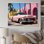 Miami Miami Cadillac IV - Transport, reproduction d'art mural