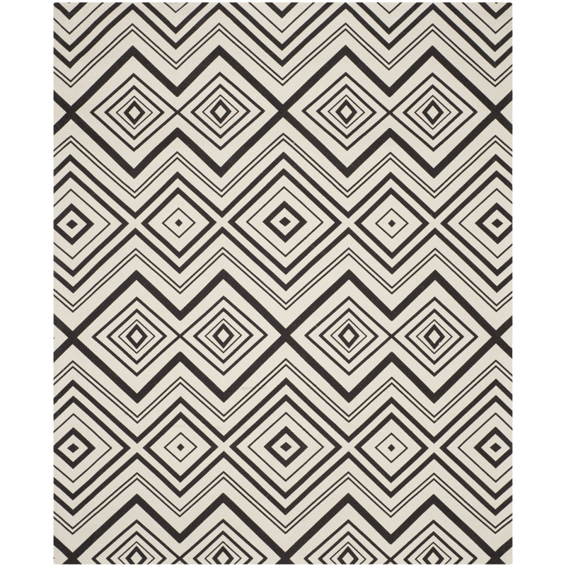 Sonny Cedar Brook Hand Loomed Cotton Geometric Rug, Rectangle 2'3" x 3'9"