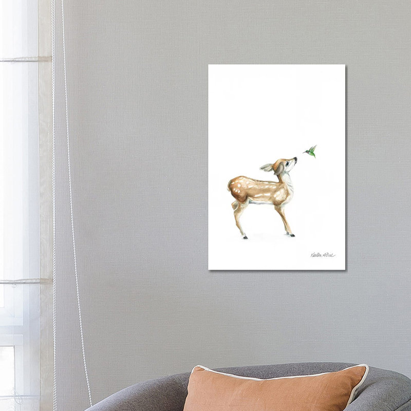 Hello Friend I by Kirsten Dill - Wrapped Canvas Gallery-Wrapped Canvas Giclée, 66.04 cm H x 45.72 cm W