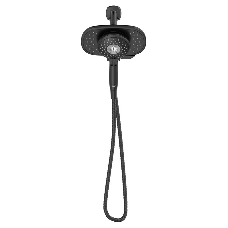 American Standard Spectra Plus Duo 4-Function 2-in-1 Shower Head, Matte Black, 1.8 GPM