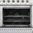 Forno Antico 48-inch Dual Fuel Range with 8 Burners, 94,000 BTU, 5.5 cu.ft. Double Ovens & Griddle, Antique Brass Finish-106887289