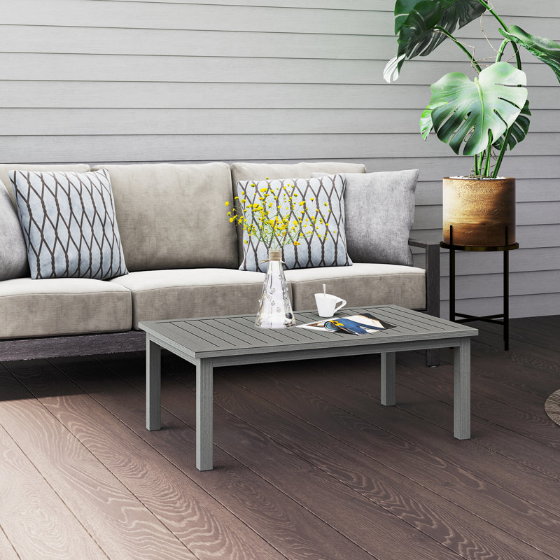 Rectangular 4 - Person 100cm L Outdoor Coffee Table