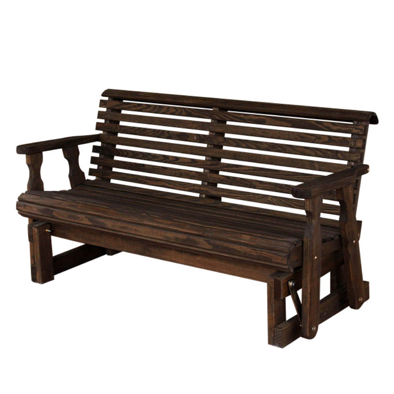Fauteuil coulissant Amish Casual 800 lb, 5 pieds, Noyer foncé