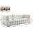Carlan 91" Velvet Tuxedo Arm Sofa-63541366