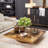 Palladio Alabaster and Steel Standard