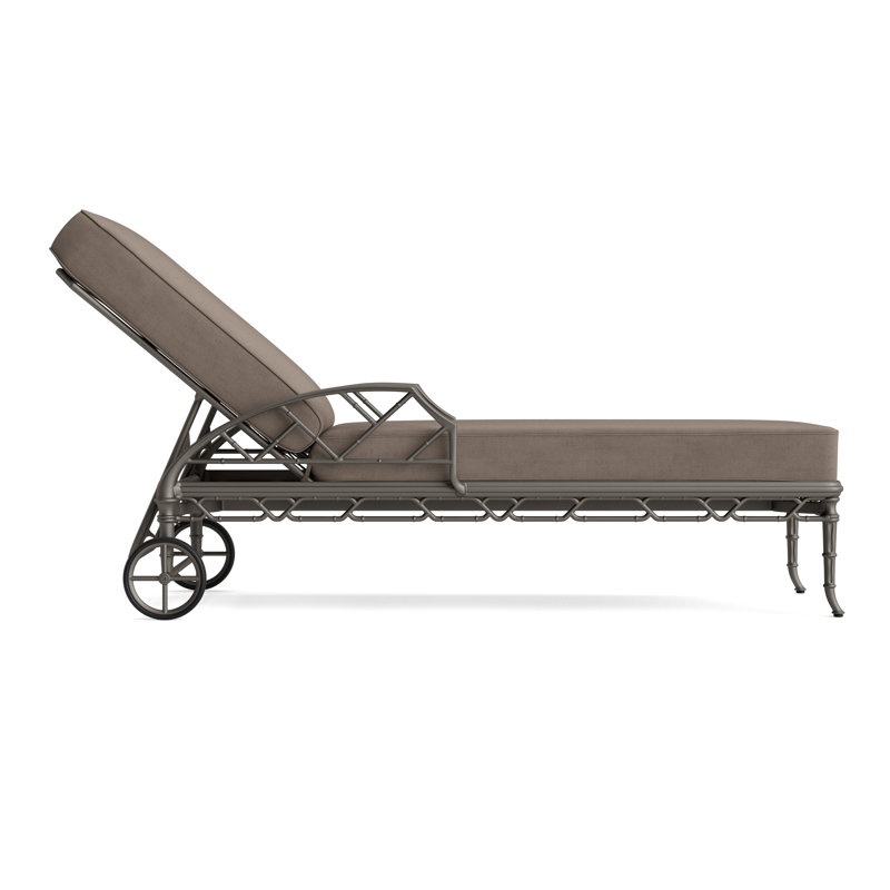 Calcutta Outdoor Chaise Lounge, Fusion Natural, Mica