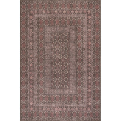  Tapis traditionnel rétro et délavé Anelia
