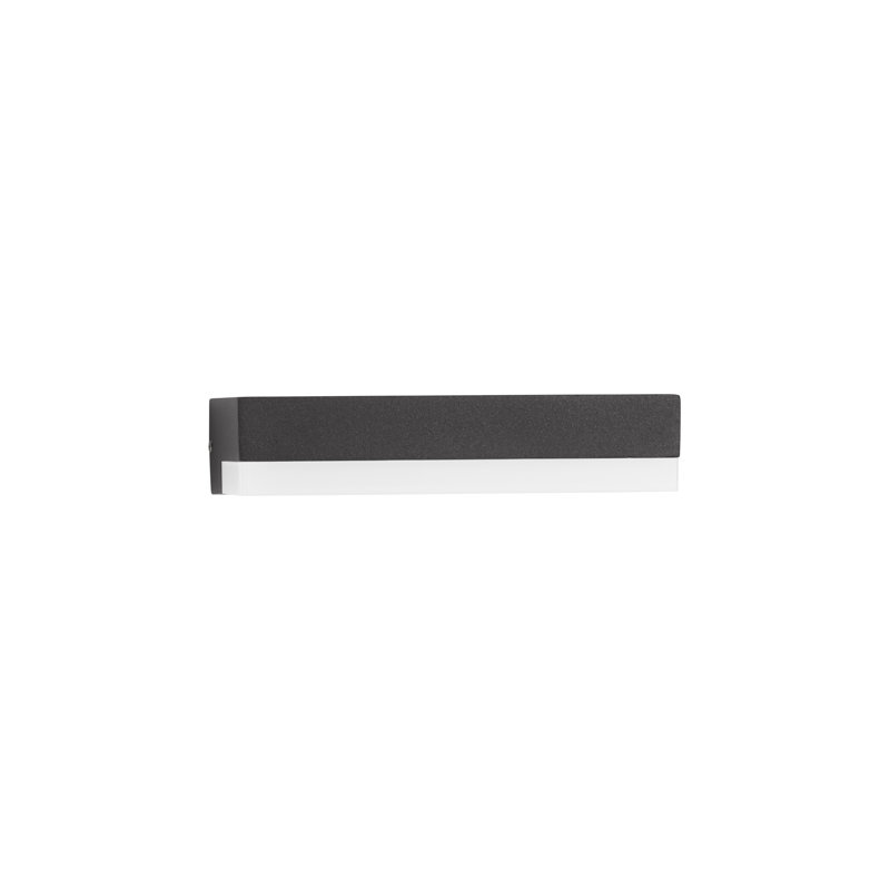 Black Integrated LED Outdoor Flush Mount
