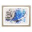 Blue Vinyl Record - Picture Frame Graphic Art Print-56871962-56871966