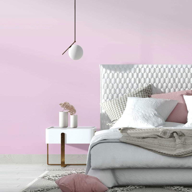 Rouleau de papier peint auto-adhésif L 8,5 pi x l 24 po, Mauve