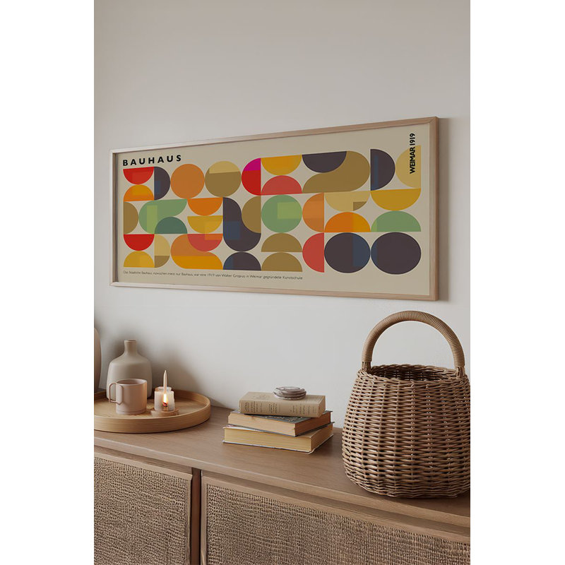Peinture décorative encadrée