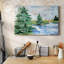 Toile tendue Evergreen Lake I-Gallery-432399383